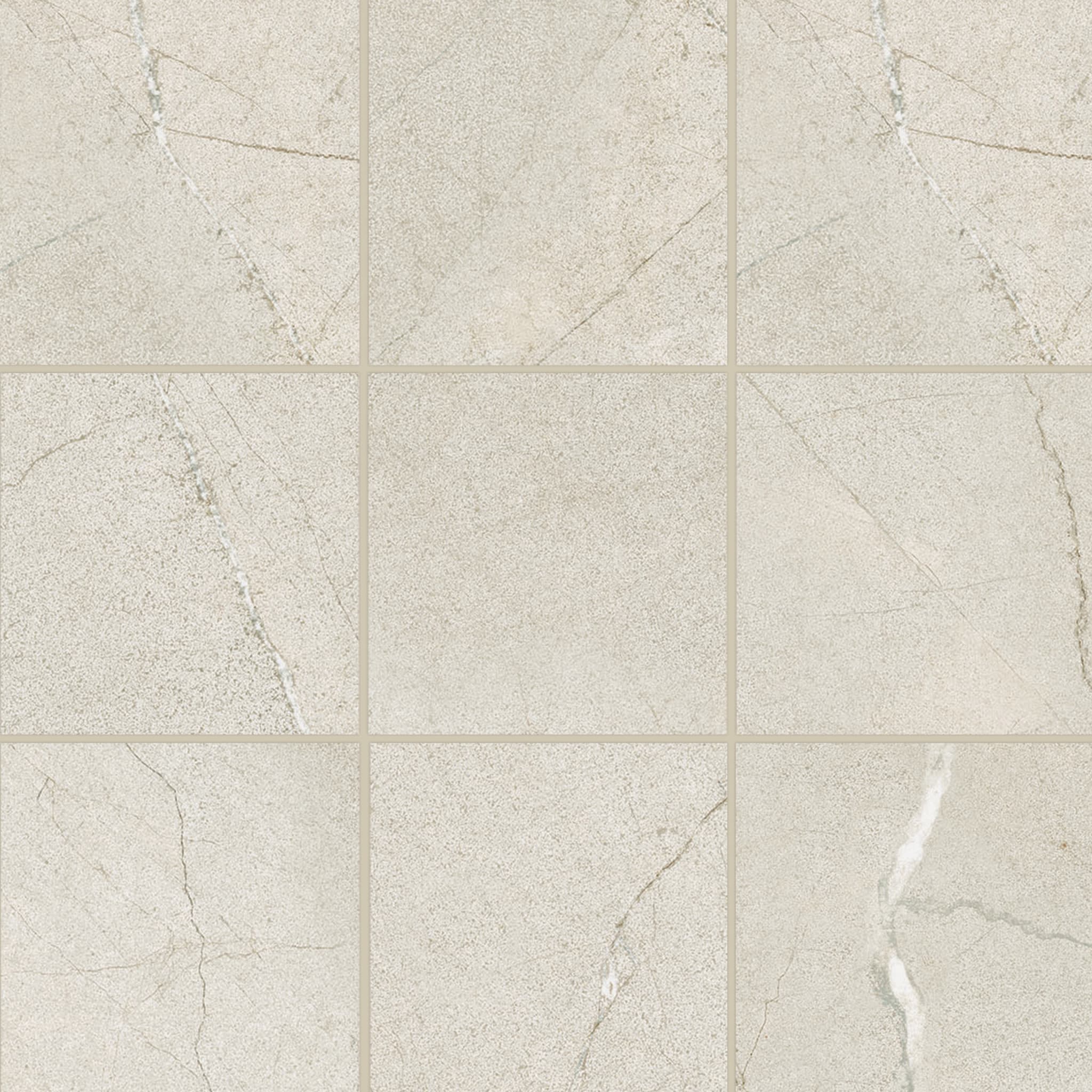 Crema Marfil 4" x 4" Satin Porcelain Mosaic