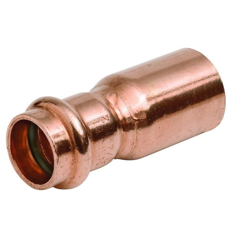 Bushing, 1-1/4 x 3/4 in, Fitting x Press, Copper