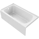 Hillsboro 60" x 36" Three Wall Alcove Acrylic Soaking Tub with Left Drain and Overflow - proflo-pfs6036lsknwh-3577234@2x.jpg