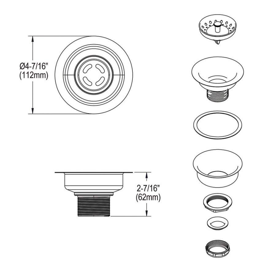 Dayton 3-1/2 in, Stainless Steel Drain with Removable Basket Strainer and Rubber Stopper - ptyjfiz34pliisiefaui@2x.jpg