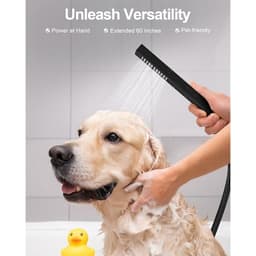 GRANDJOY Multiple Press 7-Spray Ceiling Mount Anti Scald 12 in. Fixed and Handheld Shower Head in Matte Black Valve Included SRSFS1007-BK12 - pu2p5hgw9qndwmz04s1t@2x.jpg