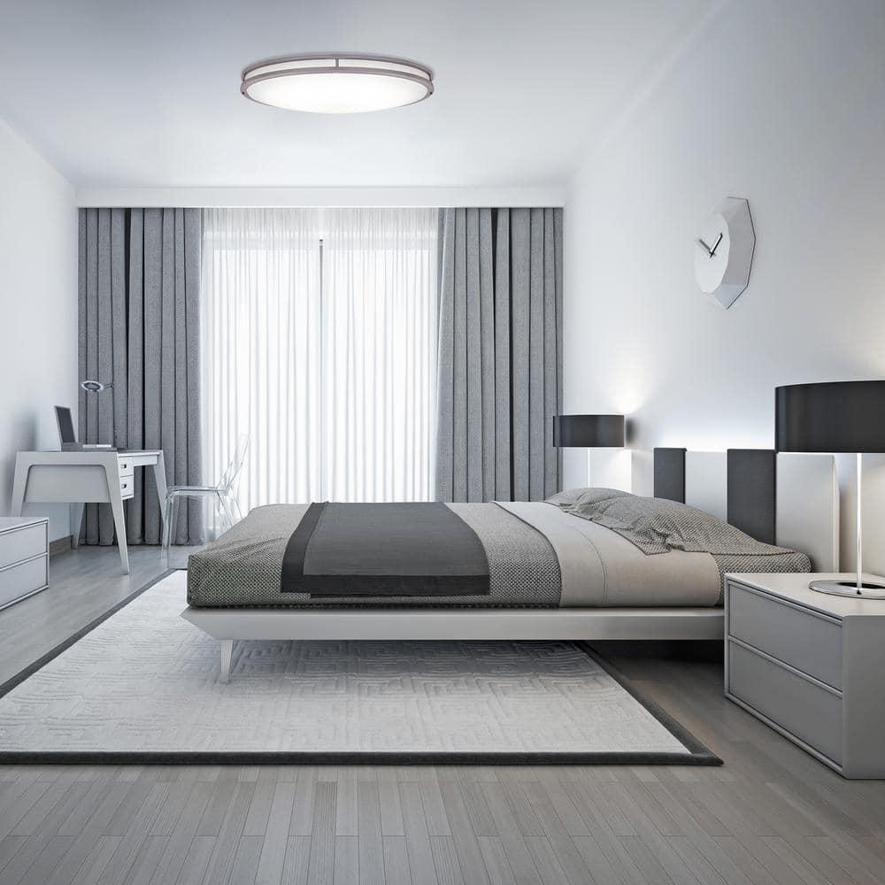 DC Series 32 in. 1-Light Modern Brushed Nickel Selectable Dimmable LED Oval Flush Mount with White Acrylic Shade - pvazjxoct99ftyv0dmz9@2x.jpg