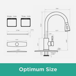 Single-Handle Pull Down Sprayer Kitchen Faucet with Deck Plate in Brushed Nickel - pwdb7ns2gsyorhllnktt@2x.jpg