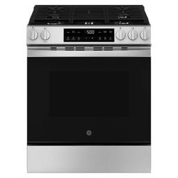 30 in. 5-Burners Slide-In Gas Range in Stainless Steel with Crisp Mode - pxjy5genhg3219afer08@2x.jpg