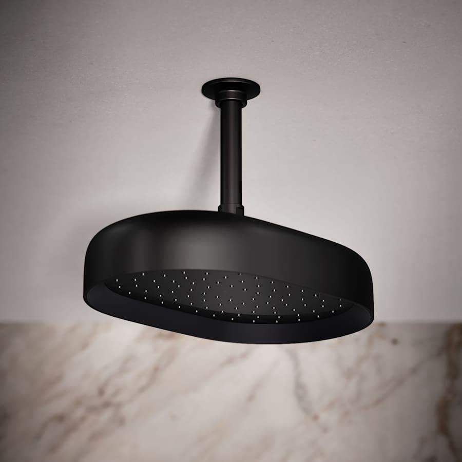 Statement Oblong 12" Single Function 1.75 GPM Rainhead with MasterClean Sprayface and Katalyst Air-Induction Technology - pzcmpkc13nyzh6vnymzc@2x.jpg
