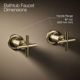 Purist Deck or Wall Mounted Cross Handles for Tub Faucet - q01lfolcuj1vd6nbqwqk@2x.jpg