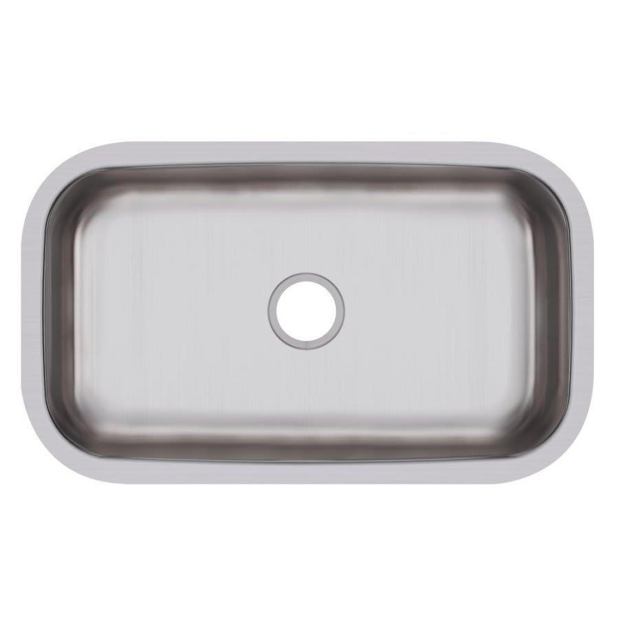 Dayton® Single Bowl Kitchen Sink, Under Mount, 30-1/2 x 18-1/4 in, 8 in Bowl Depth, 18 ga Radiant Satin Steel, Stainless - q0kv4b3mjovenid0sjfc@2x.jpg
