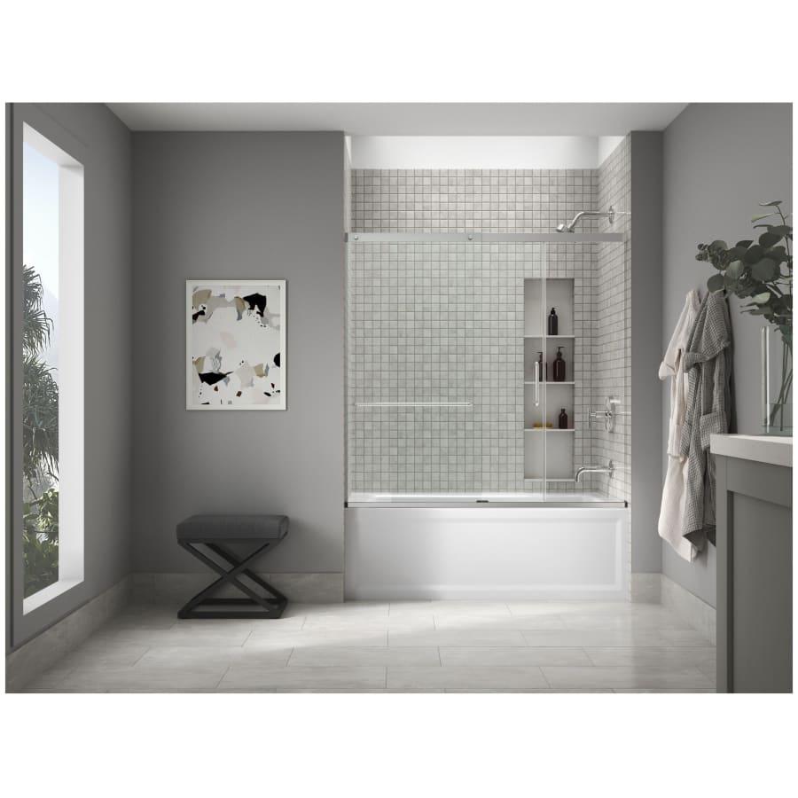 Elate 56-3/4" High x 59-5/8" Wide Sliding Semi Frameless Tub Door with Clear Glass - q18i4aidx72qt126m3yh@2x.jpg