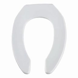 Toilet Seat, Elongated Bowl, Open Front, Less Cover, Plastic, White - q1ak7v9hqojcfcbw5umb@2x.jpg