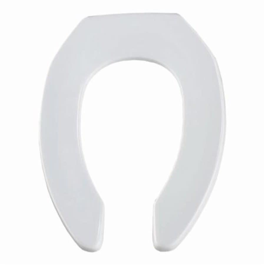 Toilet Seat, Elongated Bowl, Open Front, Less Cover, Plastic, White - q1ak7v9hqojcfcbw5umb@2x.jpg
