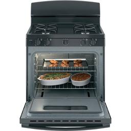 GE 30 in. 4.8 cu. ft. Freestanding Gas Range in Black (JGBS10DEMBB) - q1ixrf4otvjdpkypj5pg@2x.jpg