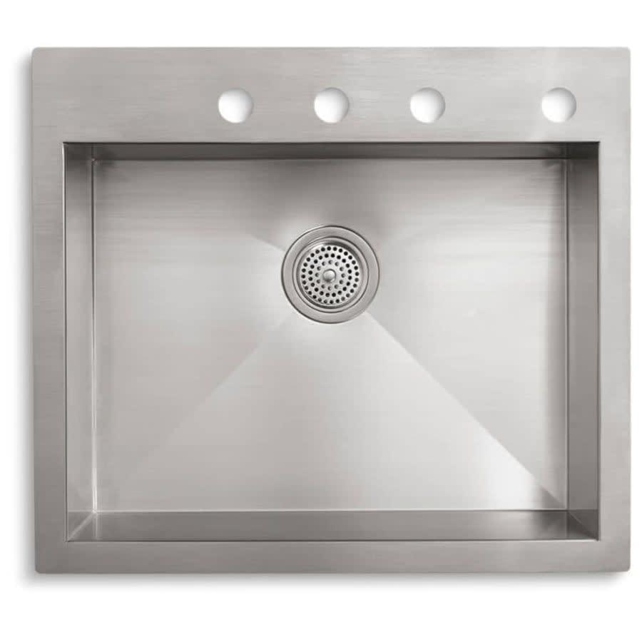 Vault 25" Single Basin Top-Mount/Under-Mount 18-Gauge Stainless Steel Kitchen Sink with SilentShield - q4jjwda92bn4pbpq5lmu@2x.jpg