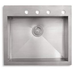 Vault 25" Single Basin Top-Mount/Under-Mount 18-Gauge Stainless Steel Kitchen Sink with SilentShield - q4jjwda92bn4pbpq5lmu@2x.jpg