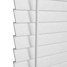 White Cordless Faux Wood Blinds for Windows with 2 in. Slats - q81lfoblswpp72jyh8q7_x500.jpg