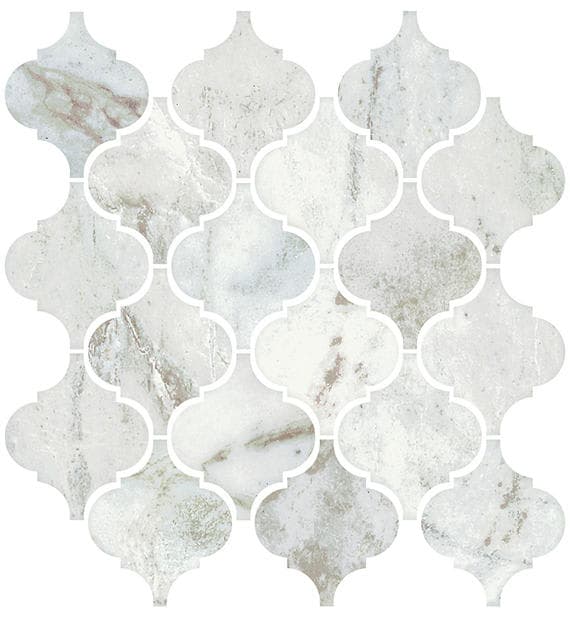 Mythique Marble Majestic Matte Arabesque 3X3 Matte