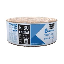 R-30 EcoRoll Unfaced Fiberglass Insulation Roll 15 in. x 22 ft. x 10 in. - qakbcppakurtvpyqcwex@2x.jpg