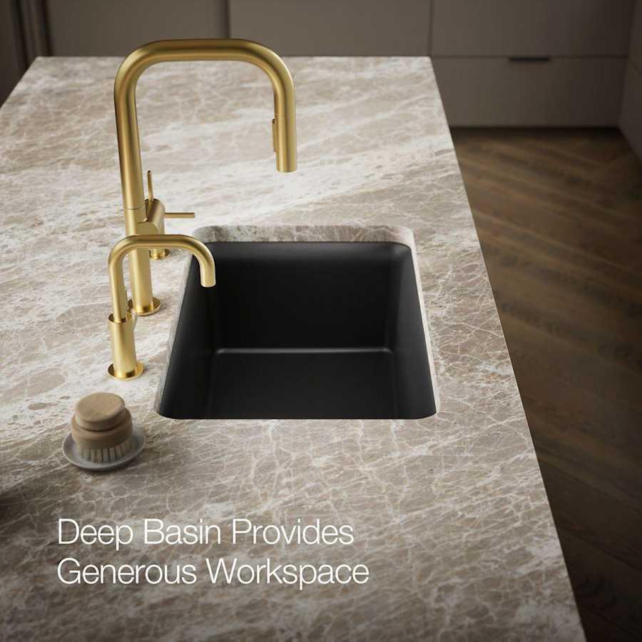 Cairn 27-1/2" Undermount Single Bowl Neoroc Granite Composite Kitchen Sink with Bottom Sink Rack - qakjywhgcovpgbk15jnu@2x.jpg