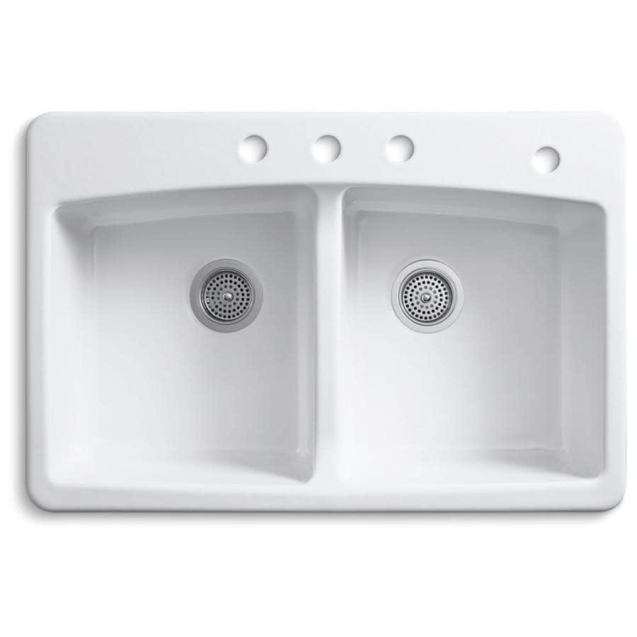 Brookfield 33" Double Basin Top-Mount Enameled Cast-Iron Kitchen Sink - qaw0lmpevpgwwfhk2mdk@2x.jpg