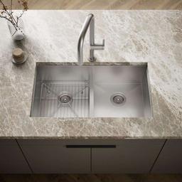 Vault 33" Double Basin Top-Mount/Under-Mount 18-Gauge Stainless Steel Kitchen Sink with Smart Divide - qcixyhkx6qwgr7sys5px@2x.jpg