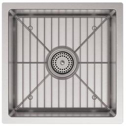 Strive 15" Single Basin Undermount 16-Gauge Stainless Steel Kitchen Sink with SilentShield with Basin Rack - qcnfckvlv1lglvfuyeub@2x.jpg