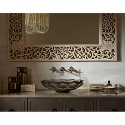 Artist Editions Briolette Glass 4-3/4" x 17-1/2" Vessel Bathroom Sink - qeetijptgirumol2ubwn@2x.jpg