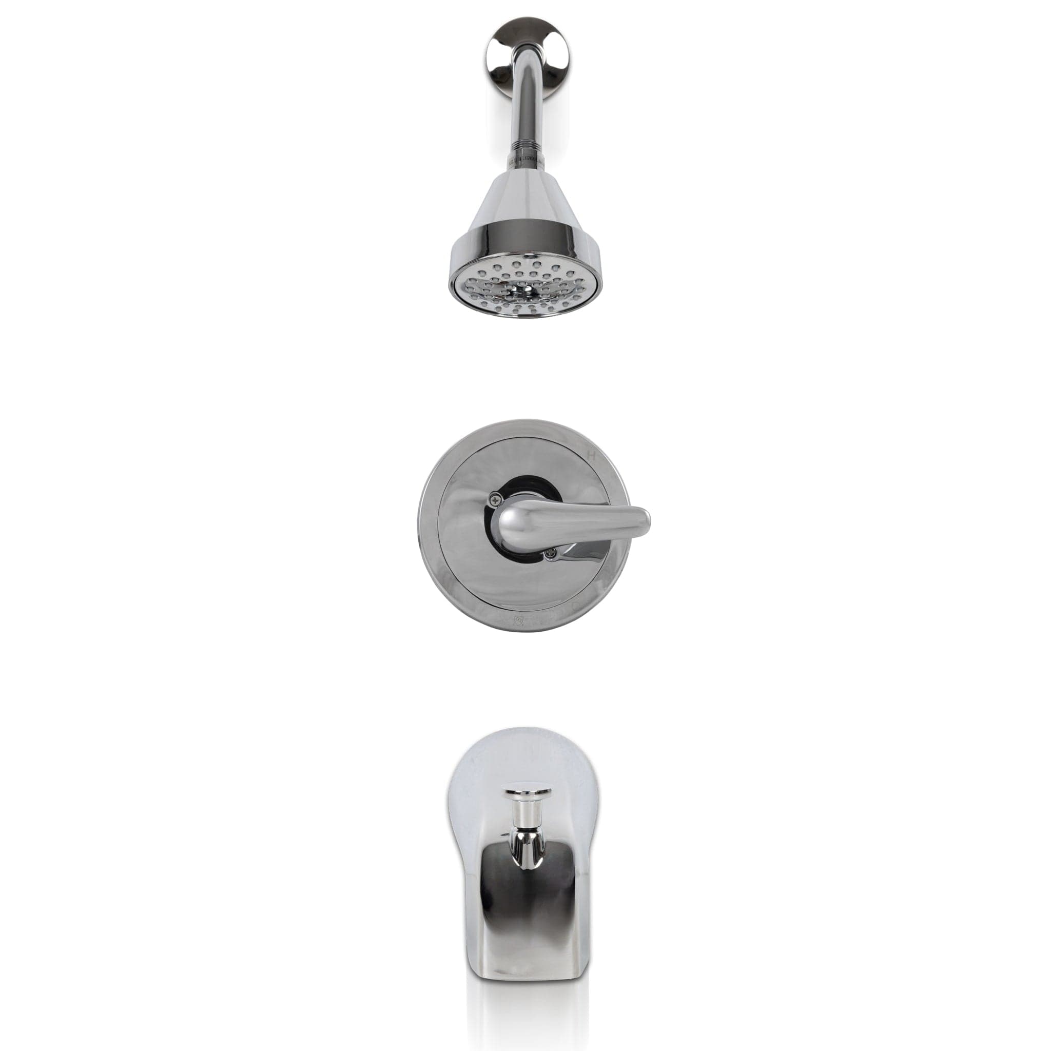 1 Handle Shower/Tub Faucet With Valve- 608 Chrome