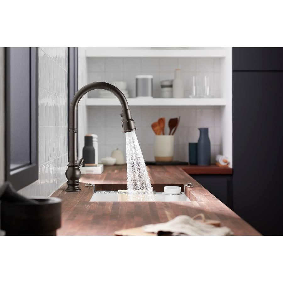 Artifacts Touchless 1.5 GPM Single Hole Pull Down Kitchen Faucet with Three-Function Spray Head - qeu5knx4zh85jx0cgloe@2x.jpg