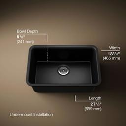 Cairn 27-1/2" Undermount Single Bowl Neoroc Granite Composite Kitchen Sink with Bottom Sink Rack - qfcksl3mscnwzyst2juy@2x.jpg