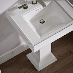 Memoirs Classic 24" Fireclay Pedestal Bathroom Sink with 3 Holes Drilled and Overflow - qffeawzzjizvenhlzakm@2x.jpg