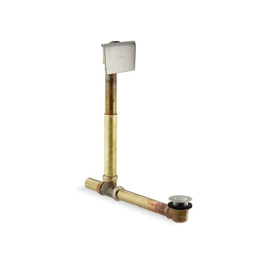 Clearflo Bath Drain Full Kit, Trip Lever, Brass, Vibrant Brushed Nickel - qfmxxvsxlxgpgtu82ozg@2x.jpg