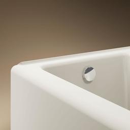 Bellwether Bath Tub 66" L x 32" W Cast Iron Soaking for Three Wall Alcove Installations with Integral Apron and Left Drain - qfpahwu9gvygbtq37ell@2x.jpg
