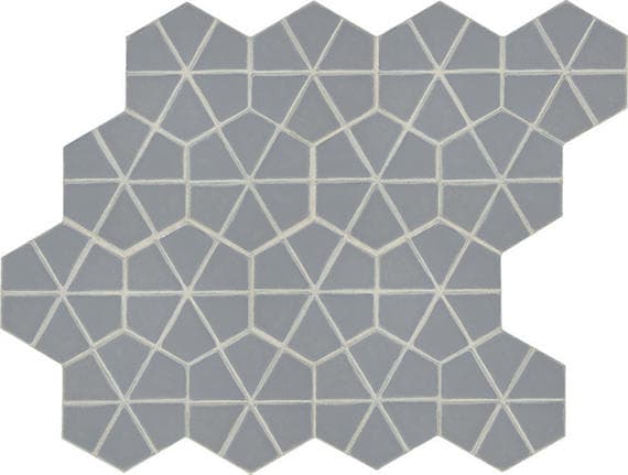 Revalia Remix Kaleidoscope Gray Kaleidoscope 6X6 Glossy