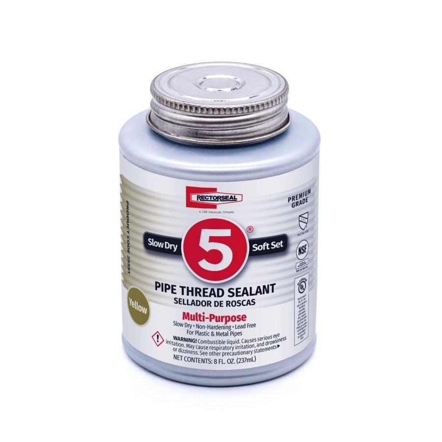 No. 5® Premium Multi-Purpose Pipe Thread Sealant, 0.5 pt Can, Paste, Yellow - qitom3sblefa9gtkwpom@2x.jpg