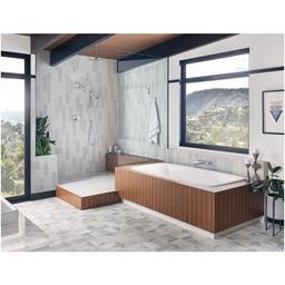 Levoir 1.75 GPM Multi Function Hand Shower Package with H2Okinetic Technology - Includes Hose, Holder and Slide Bar with Built-In Wall Supply - qjskogudh3uldfo5lmwi_x500.jpg