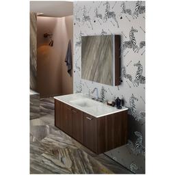 Verdera 34" x 30" Two Door Mirrored Medicine Cabinet with Plain Mirror and Three Adjustable Shelves and Slow Close Door - qmmfsdtca1qaalhln4we@2x.jpg