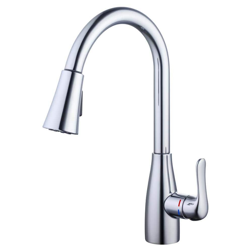 Glacier Bay McKenna Single-Handle Pull Down Sprayer Kitchen Faucet in Stainless Steel with TurboSpray and FastMount - qodvgtgyliyjkp6oybsy@2x.jpg