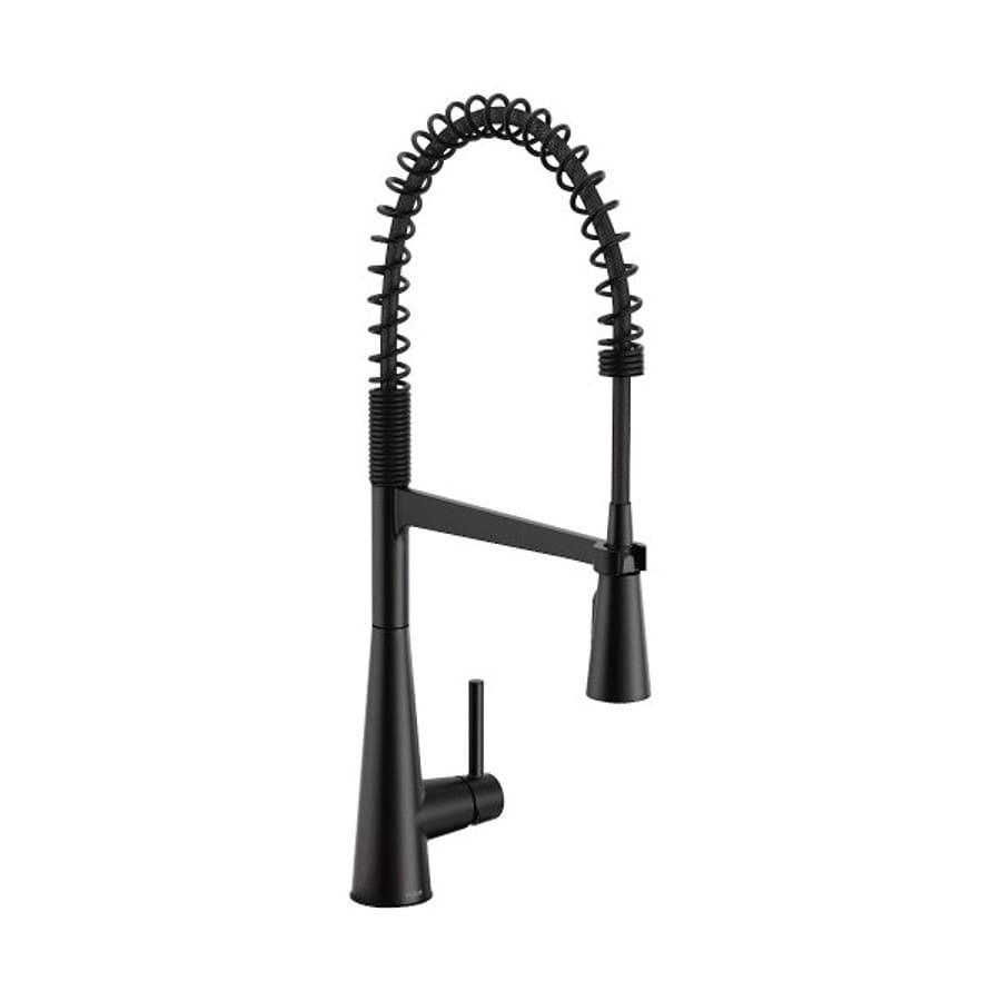 Sleek™ Kitchen Faucet, Deck Mount, ADA, 1 Lever Handle, 1 or 3-Hole, Matte Black - qomf8ucrdomwdzbxldek@2x.jpg
