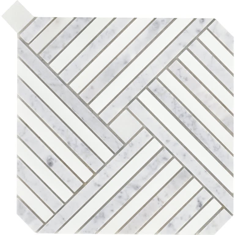 ALLURO PALACE SILVER 9X9