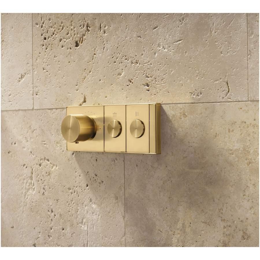 Anthem Two Function Thermostatic Valve Trim Only with Single Knob Handle, Integrated Diverter, and Volume Control - Less Rough In - qpnwbyhcktzllxper9om@2x.jpg