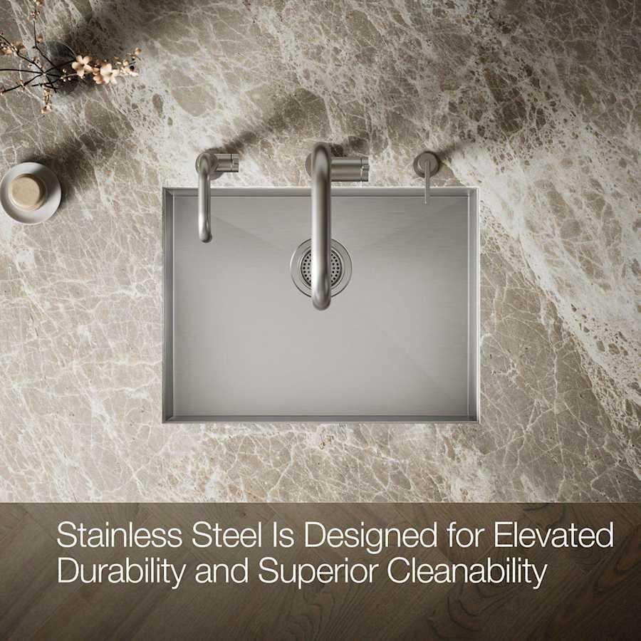 Vault 24" Undermount Single Basin Stainless Steel Kitchen Sink with SilentShield Technology - qqj95wz8ehsvy3bbyhae@2x.jpg