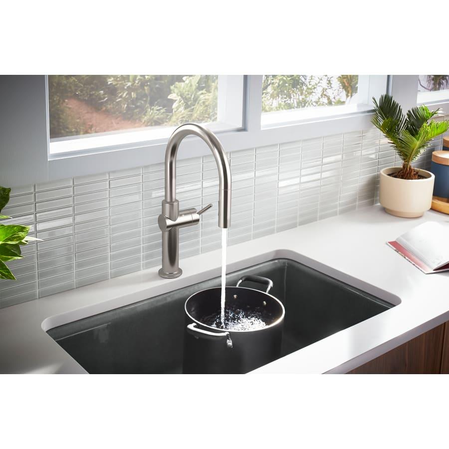 Crue 1.5 GPM Single Hole Pull Down Kitchen Faucet - Includes Escutcheon - qrwjvizjsuuirn46hcta@2x.jpg