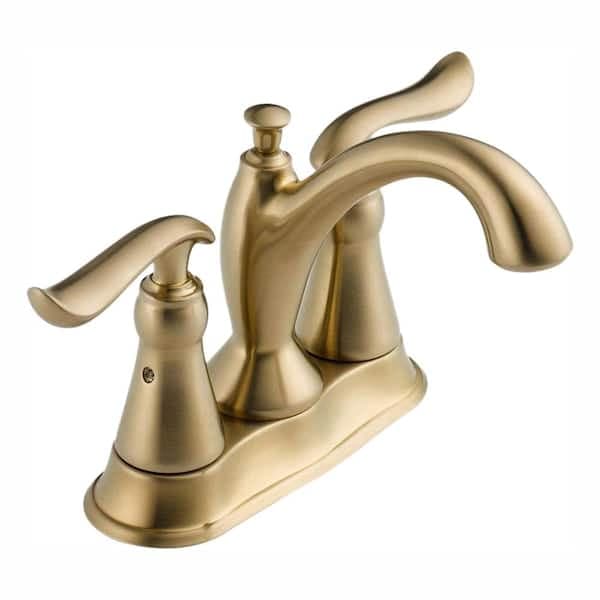 Delta Linden Gold 4 in. Centerset 2-Handle Bathroom Faucet with Metal Drain Assembly in Champagne Bronze 2594-CZMPU-DST - qs3lxjai4vwfnlomtcy1@2x.jpg