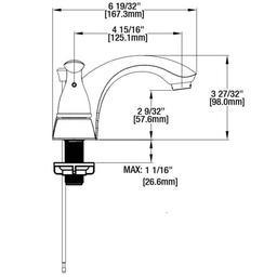 Builders 4 in. Centerset Double Handle Low-Arc Bathroom Faucet in Brushed Nickel - qsdk9dagxsc6qgmpjzul@2x.jpg