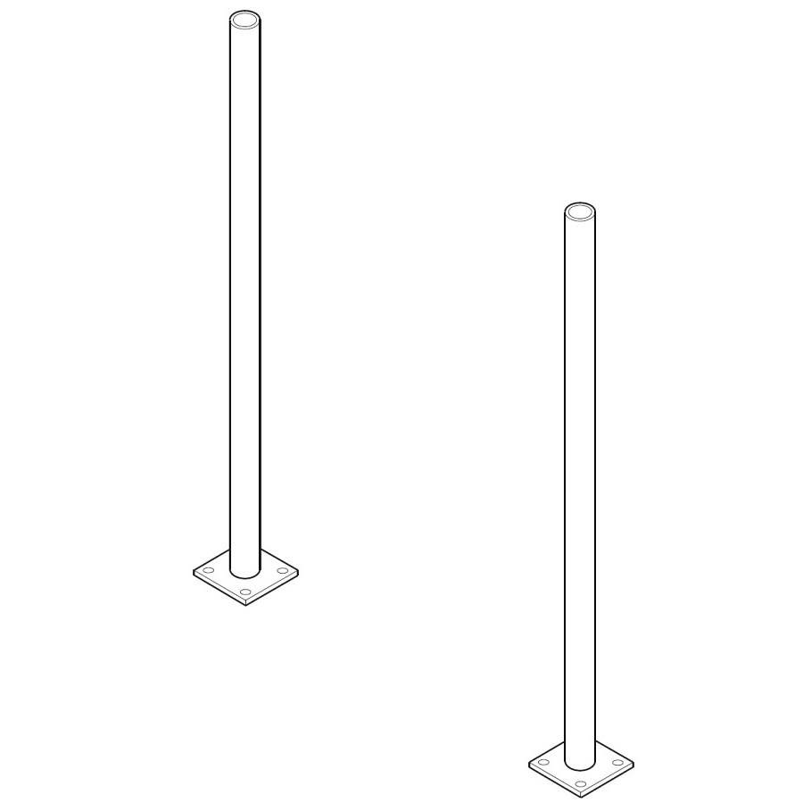 Round Legs for Urinal Carriers, 50 in L, 1 Pair - qtlnyb9si0hghiujx9xo@2x.jpg