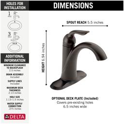 Lahara Single Hole Bathroom Faucet with Optional Base Plate - Includes Lifetime Warranty - qtnqsohhj2t2klw8tmhk@2x.jpg