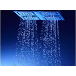 WaterTile Rain 9-7/8" Square 2.4 GPM Overhead Showering Panel with Four 22-Nozzle Fully Adjustable Sprayheads Featuring MasterClean Sprayfaces - qucozsuxsgjswxalownf_x500.jpg