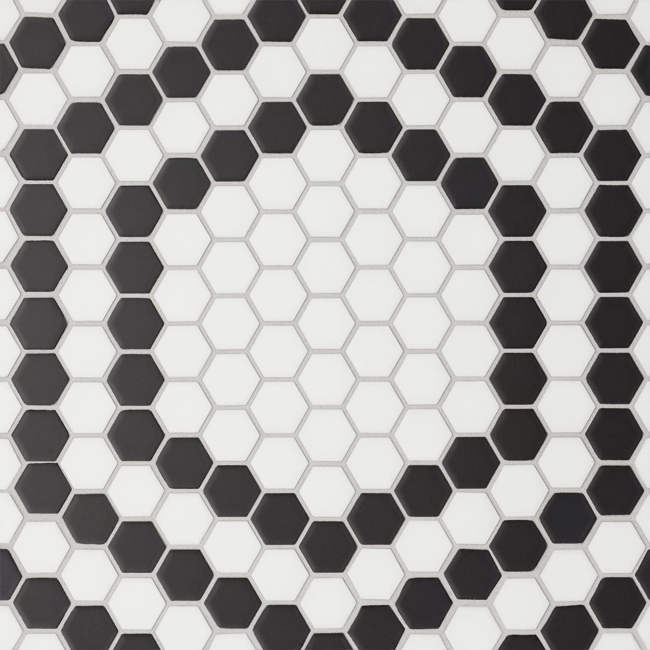 Le Cafe 1" x 1" Matte Porcelain Mosaic Tile - Deco Design 4