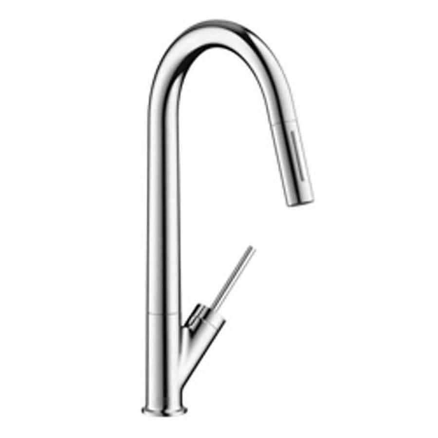 Starck Kitchen Faucet, Deck Mount, ADA, 1 Joystick Handle, 1-Hole, Polished Chrome - qxxebvampwfgm8kghepx@2x.jpg