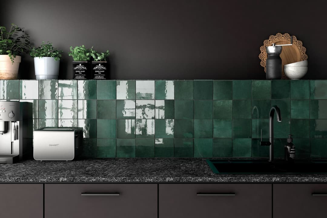Cloe Green Glossy Ceramic Wall Tile 5x5 Handmade-Look Glazed Tile Made in Spain - qybvhvecpi2yzqrau2df@2x.jpg