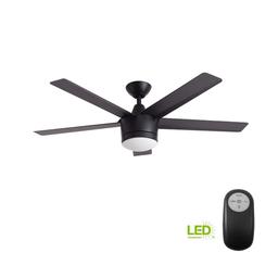 Merwry 52 in. Integrated LED Indoor Matte Black Ceiling Fan with Light Kit and Remote Control - qzjfpz0wsvirkhm2w6b5@2x.jpg